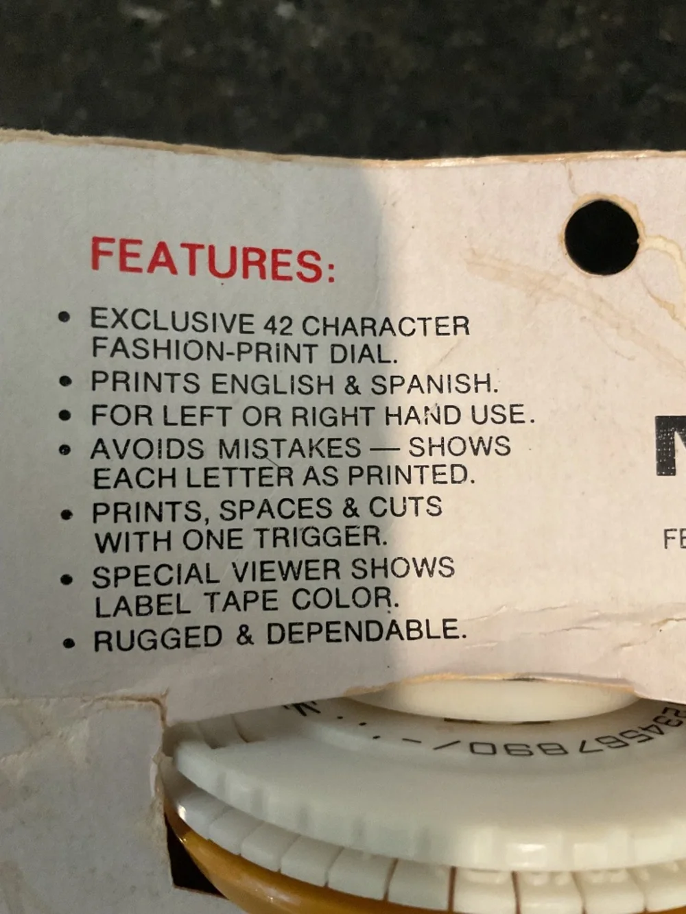Manual Embossing Label Maker